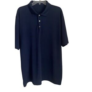 Pro Tour Men's Navy Blue Short Sleeve Golf Polo Shirt Size XL X Large